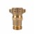 Camco Durable Brass RV Water Pressure Regulator Perspective: left