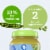 Gerber 1st Foods for Baby Organic Food Pea Perspective: left