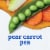 Gerber® Natural 2nd Foods Pear Carrot Pea Stage 2 Baby Food Perspective: left