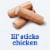 Gerber® Lil' Sticks® Chicken Sticks Snack Perspective: left