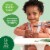 Gerber® Organic Pear Spinach Stage 2 Baby Food Pouch Perspective: left