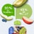 Gerber 2nd Foods Organic for Baby Baby Food Pear Blueberry Apple Avocado Pouch Perspective: left