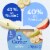 Gerber 2nd Foods Baby Food WonderFoods Banana Apple Pear Puree Tubs Perspective: left