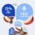 Gerber Toddler Food Apple Cinnamon Fruit Puree Yogurt & Whole Grains Pouches Perspective: left