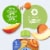 Gerber Organic for Toddler WonderFoods Mango Peach Carrot Sweet Potato Oatmeal Pouch Perspective: left