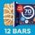 Fiber One Soft Baked Birthday Cake Energy Bars Perspective: left