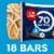 Fiber One Cinnamon Coffee Cake 70 Calorie Soft Baked Bars Low Net Carb Snacks Perspective: left