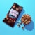 Cocoa Puffs Chocolate Popcorn Snack with Cocoa Glaze Sweet Flavored Party Snack Bag Perspective: left