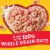 General Mills Strawberry Banana Cheerios Happy Heart Shapes Large Size Cereal Perspective: left