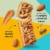 Ratio KETO Friendly Peanut Butter Almond Chewy Protein Bars Gluten Free Snacks Perspective: left