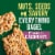 Nature Valley Everything Bagel Savory Nut Crunch Bars Bulk Lunch Box Snacks Perspective: left
