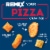 Chex Mix Remix Cheesy Pizza Flavored Snack Mix Perspective: left