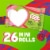 Fruit By The Foot Mini Feet Berry Tie-Dye Fruit Flavored Snacks Valentine's Pack Perspective: left