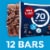 Fiber One 70 Calorie Brownies Chocolate Fudge Snack Bars Perspective: left