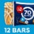 Fiber One Cinnamon Coffee Cake Soft Baked Bars Perspective: left