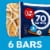 Fiber One 70 Calorie Cinnamon Coffee Cake Soft-Baked Bars Perspective: left