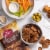Gardetto's Snack Party Mix Roasted Garlic Rye Chips Snack Bag Perspective: left