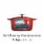Tramontina Covered Round Dutch Oven - Red Perspective: left