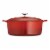 Tramontina Gourmet Covered Oval Cast Iron Dutch Oven - Gradated Red Perspective: left