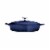 Tramontina Gourmet Covered Cast Iron Braiser - Gradated Cobalt Perspective: left