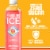 Sparkling Ice® Pink Grapefruit Flavored Sparkling Bottled Water Perspective: left
