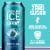 Sparkling Ice® Caffeinated Blue Raspberry Flavored Sparkling Water Can Perspective: left