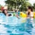 TRC Recreation Super Soft Sun Cliner Swimming Pool Water Hammock, Blue Wave Perspective: left