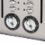 Haden Cotswold 4-Slice Wide Slot Toaster - Sage Green Perspective: left