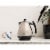 Haden Cotswold Stainless Steel Cordless Electric Kettle - Putty Perspective: left