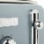 Haden Highclere 4-Slice Wide Slot Toaster - Poole Blue Perspective: left