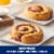Pillsbury Orange Rolls with Cinnabon Cinnamon and Orange Icing Easter Treats Perspective: left