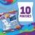 Pillsbury Mini Soft Baked Cinnamon Toast Crunch Cookies Snack Bags Perspective: left