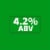 Bud Light Lime Lager Beer Perspective: left