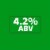 Bud Light Lime American Light Lager Beer Perspective: left