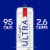 Michelob ULTRA Superior Light American Lager Beer Perspective: left