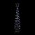 Hofert 7' Pre-Lit Slim Spiral Rope Light Christmas Tree Outdoor Decor - Multicolor LED Lights Perspective: left