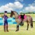 Breyer Freedom Series English Horse and Rider Doll Kids Toy Set and Accessories Perspective: left