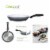 Ceracraft Ceramic Pan- 8 Induction Compatible (Chrome) Perspective: left