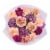 Rainbow Carnations Bouquet Perspective: left
