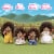 Calico Critters™ Pickleweeds Hedgehog Family Set Perspective: left