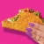 Taco Bell Mild Seasoned Flavor Crunchy Taco Shells Box Perspective: left