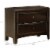Coaster Phoenix Transitional 2-Drawer Wood Nightstand in Cappuccino Perspective: left
