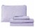 Harper Lane Solid Medallion Lavender Reverse To Lilac 2 Piece Quilt Set Perspective: left