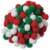 Creativity Street® Holiday Pom Poms Perspective: left