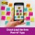 Post-it® Super Sticky Notes - Assorted Perspective: left