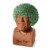 Bob Ross Chia Pet (blue shirt version) Perspective: left
