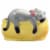 Chia Cat Grass Planter Snoozing Kitty Perspective: left