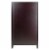 Winsome Bordeaux Modular Wine Cabinet X-Panel Dark Wood Finish (92442) Perspective: left