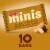 Larabar Minis Peanut Butter Chocolate Chip Fruit and Nut Bars Perspective: left