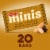 Larabar Minis Peanut Butter Chocolate Chip Fruit and Nut bars Perspective: left